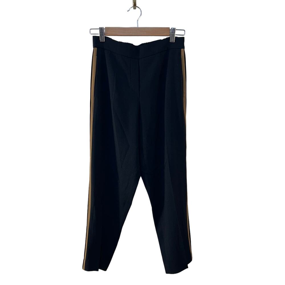Babaton Aritzia Conan Side Tuxedo Stripe Crepe Pants Black Women's 4